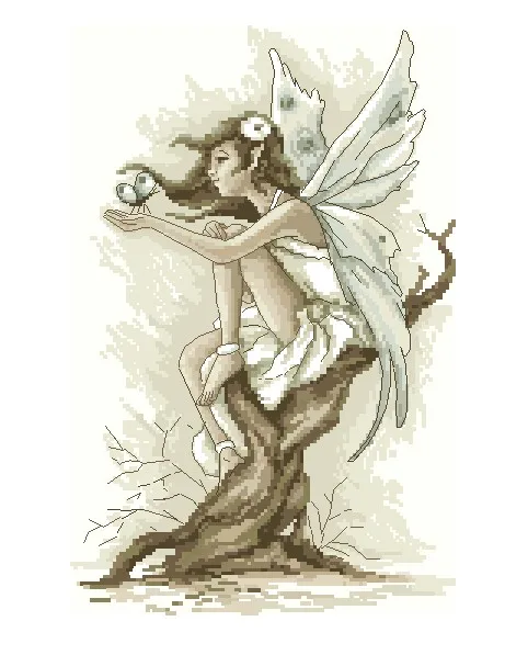 cs-2908  Cross Stitch Kit Butterfly Fairy Goddess