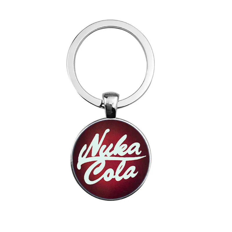 Брелок Fallout Nuka Cola из стекла и сплава для мужчин женщин модные украшения подарок на
