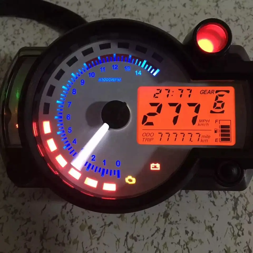 KOSO RX2N similar LCD digital Motorcycle odometer speedometer