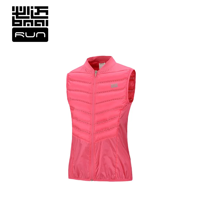 BMAI Brand Women Outdoor Running Duck Down Vest Women Ultralight