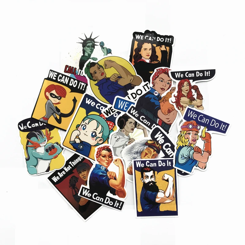 

14pcs/Lot Inspirational Sticker Funny Statue of Liberty Graffiti For kids Home decor on laptop sticker decal fridge skateboard