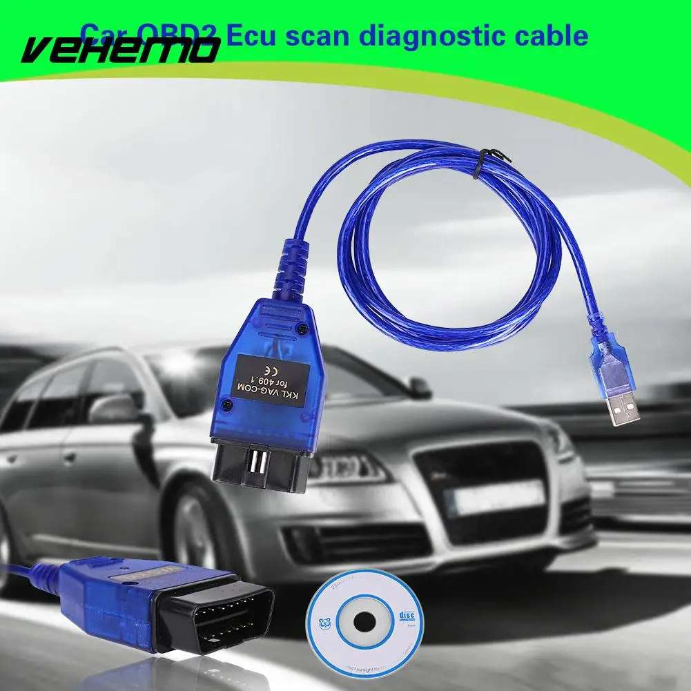 

VGA USB Interface Car Vehicle OBD2 Ecu Scanner Diagnostic Cable Cord Tool