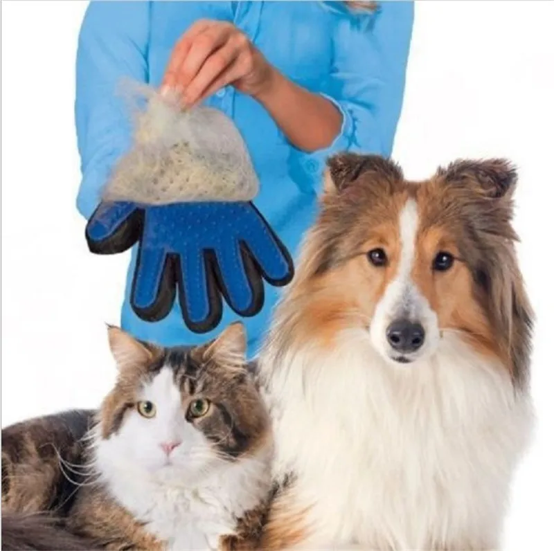 Резиновая щетка для собак, перчатка для питомцев, мягкая эффективная перчатка для ухода за домашними животными, собачья ванна, товары для чистки кошек, перчатка для домашних животных, расчески для собак