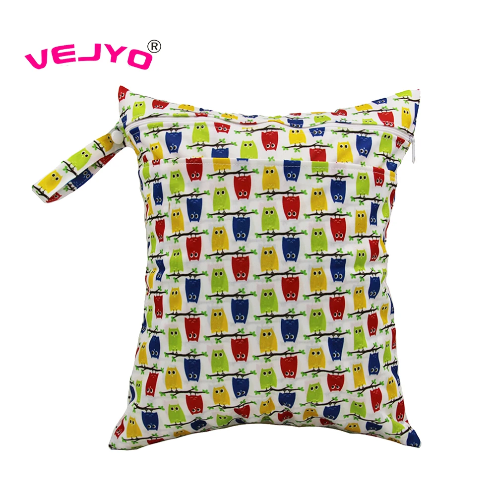 

Large Size Double Zippers Reusable Waterproof Wet Diapers Bag Pocket Baby Changing Nappy Organizer Maternity Bag Multifonctional