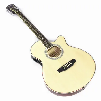 

Diduo 40 Inch High Quality Acoustic Folk Guitar Rosewood Fingerboard Guitarra With 6 Strings Ultra Thin Bucket Body With EQ