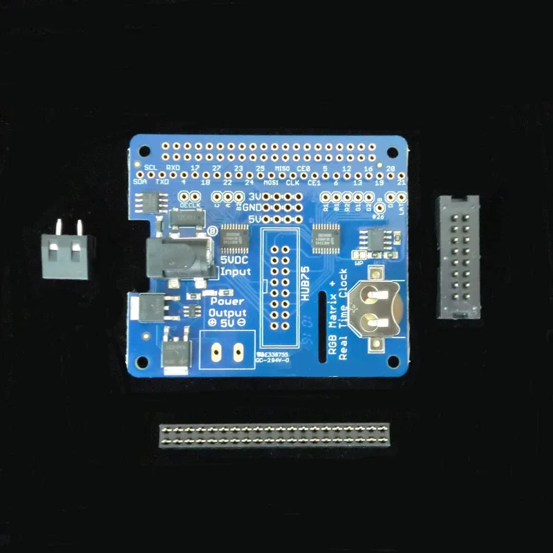 

1 pcs x LED Matrix Driver Power Management DS1307 RGB Matrix HAT + Real Time Clock HAT RTC for Raspberry Pi Development Board