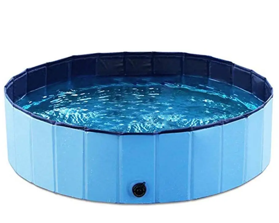 

80x20cm Dog Pool Cat Puppy Pet Outdoor Portable Foldable Pet Dog Swimming pool for Dog Pet Supplies New