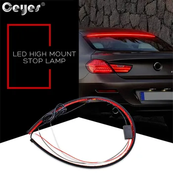 

Ceyes Car Styling Universal 900mm Flexible Strip LED High Mount Stop Rear Tail Warning Lights Waterproof Brake Lamp Accessories