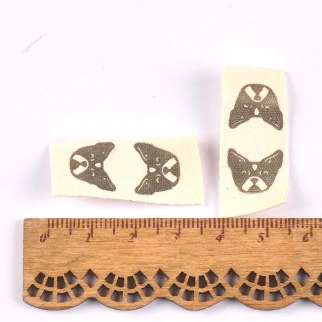 50PCs cotton Garment Labels DIY Handmade Tags cloth Patch Needlework Patchwork Apparel Sewing ...