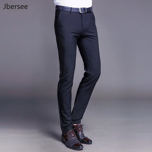Men Dress Pants Formal Slim Fit Suit Business Casual Men Dress Pants Formal Slim Fit Suit Business Casual Wedding Black Orange Mens