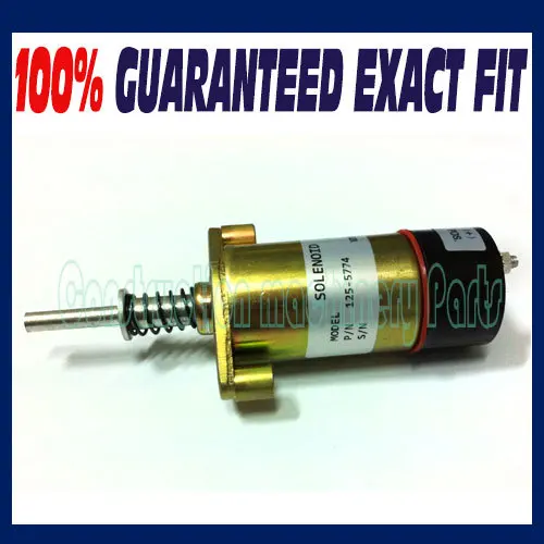 

For Replace Caterpillar CAT Fuel Shutdown Solenoid 125-5774 / 125 5774 24V Stop Solenoid Valve