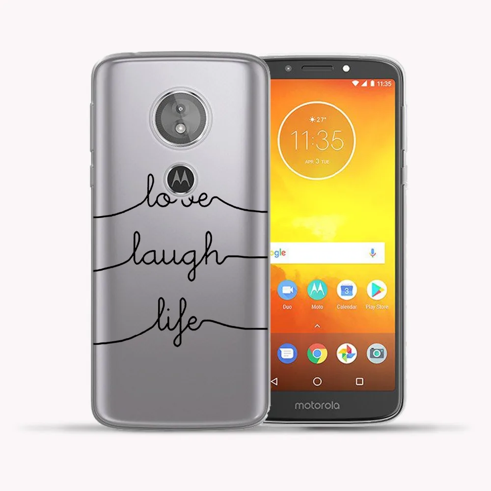 Мягкий чехол из ТПУ для Motorola Moto E5 Plus с принтом в виде бабочки Тинкера колокольчика