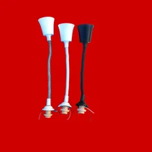 E14 или E27 патрон подвесные фитинги светильники с спиральным силовым тросом подъем подвесного провода Растяжка провода мощность