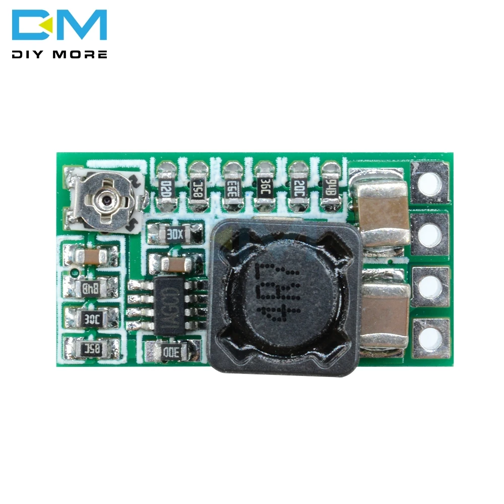 Mini DC 12 24V To 5V 3A Макс понижающий модуль питания преобразователь напряжения