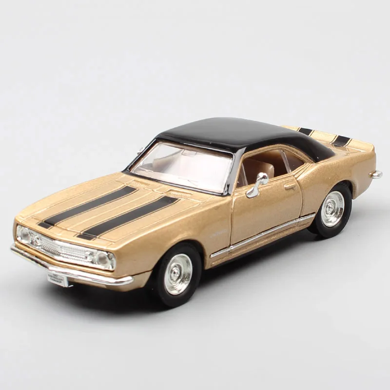 1/43 Масштаб Мини Винтаж 1967 Chevrolet Camaro Z28 Chevy гоночный автомобиль мышцы литья под давлением и автомобили-модельная игрушка миниатюрный коллектор