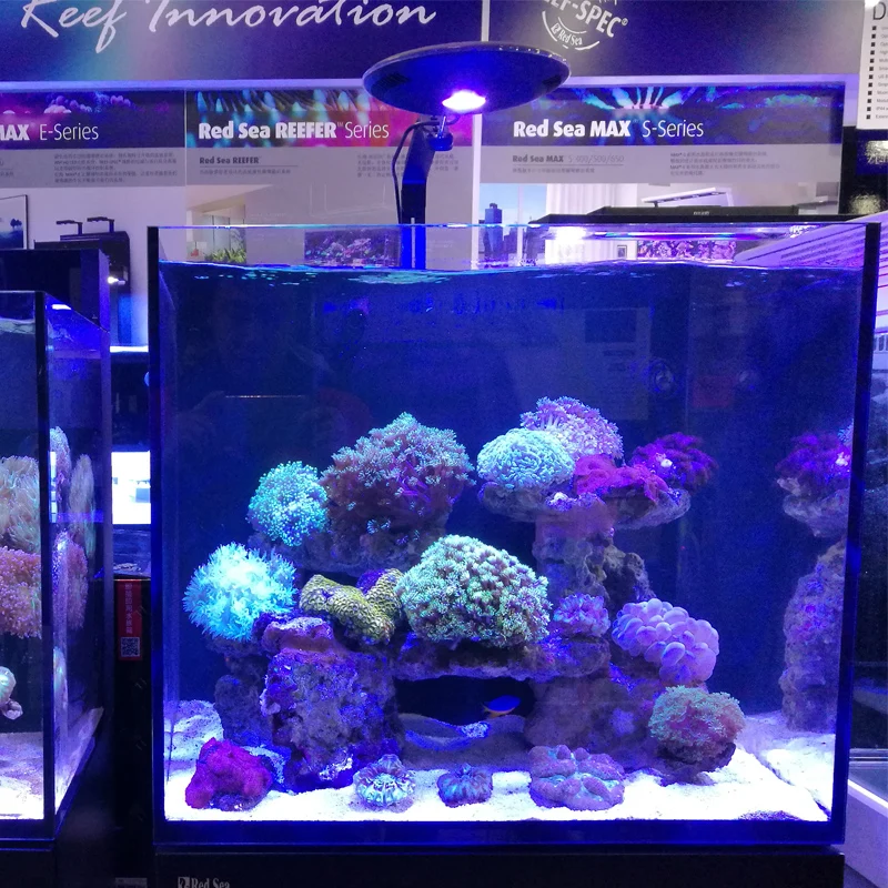 Zet светильник ZE8000 ZE8200 ZE8300 полный спектр светодиодный светильник в форме НЛО морской аквариумный коралловый светильник SPS LPS морской коралловый светодиодный светильник
