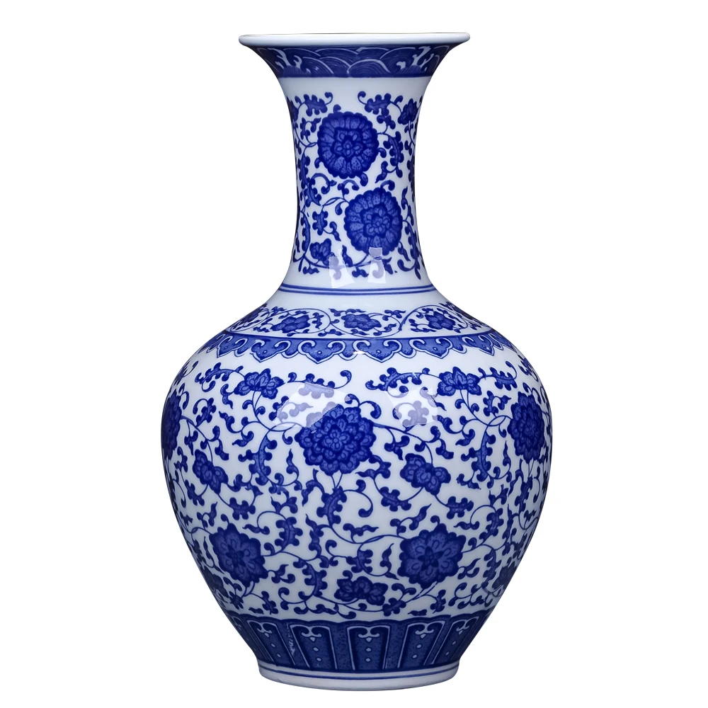 

ceramics antique porcelain vase new Chinese entrance decoration process Home Furnishing living room decoration