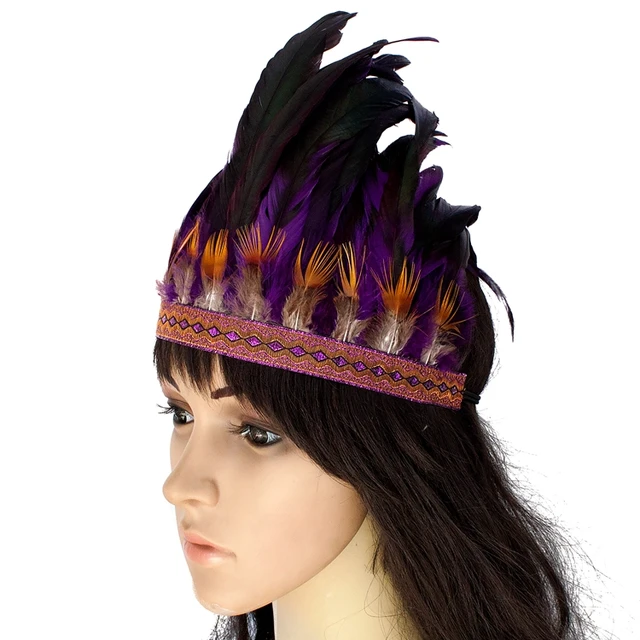 Bohemia Indian Feather Headdress Costumes Made Costume Hairhand ...