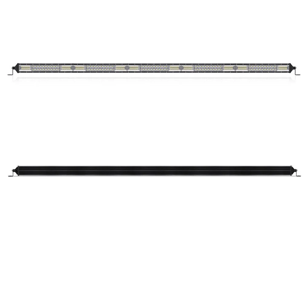 YNROAD 1020 Вт 50 дюймов двойной ряд Led тонкий свет бар внедорожный бар комбинированный луч для грузовика лодки Охота Вождение внедорожный свет