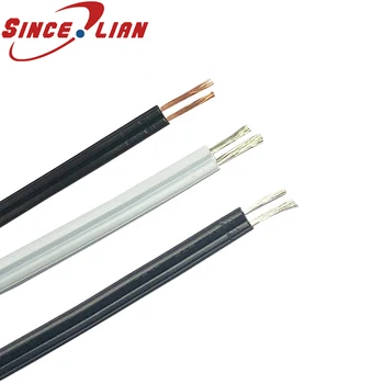 

10 meters/lot Double Parallel Cable SPT-1 20AWG Parallel Line Power Wire 0.5 square 2pin Black Electrical Wire