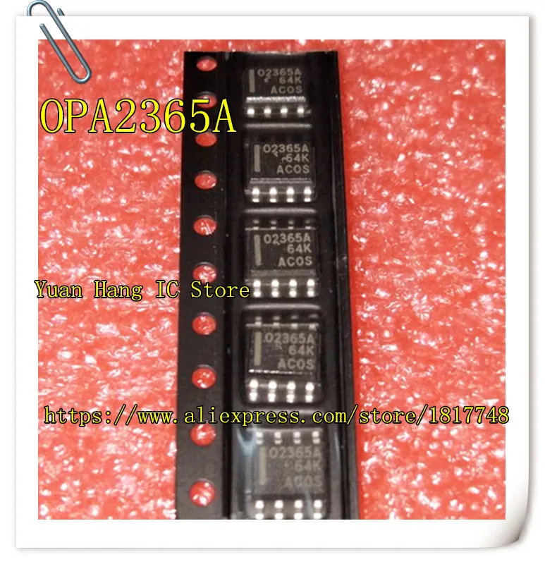 

Free Shipping 5pcs/lot OPA2365A OPA2365AIDR O2365A 02365A OPA2365 Amplifier chip