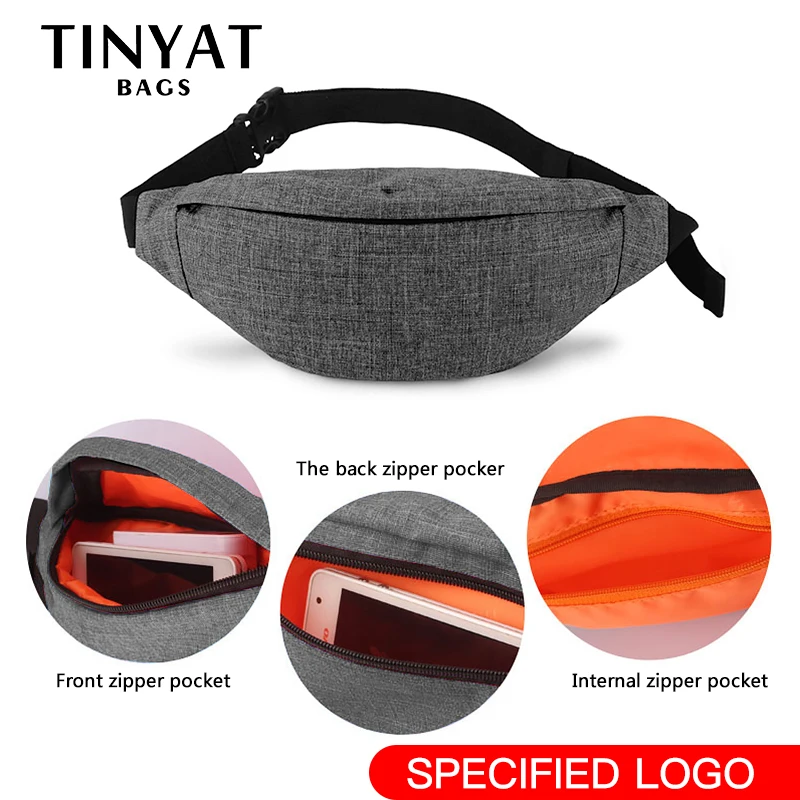 Grey Pack Telefon Logo Hüfte Custom nach Entfernen Frauen Maß Beutel Tasche Für Gürtel Geld Taille custom Schulter Black Fanny Männer Logo R8Owd8