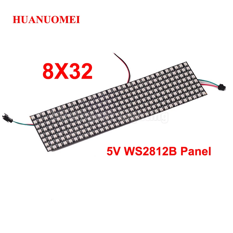 Huanuomei-WS2812B-8X32Pixels-2