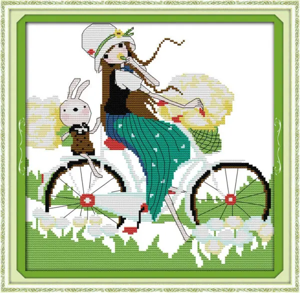 

The "in love" feeling Printed on Canvas DMC Counted Chinese Cross Stitch Kits printed Cross-stitch set Embroidery Needlework