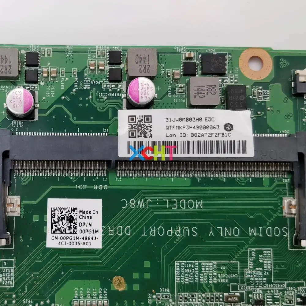 Материнская плата для ноутбука Dell Vostro 5470 V5470 CN 00PG1M 0PG1M DAJW8CMB8E1 w I3 4030U|Материнские