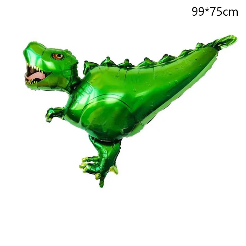1 pcs Giant Dinosaur foil balloon boys animal balloons childrens dinosaur birthday party jurassic world decorations balloon