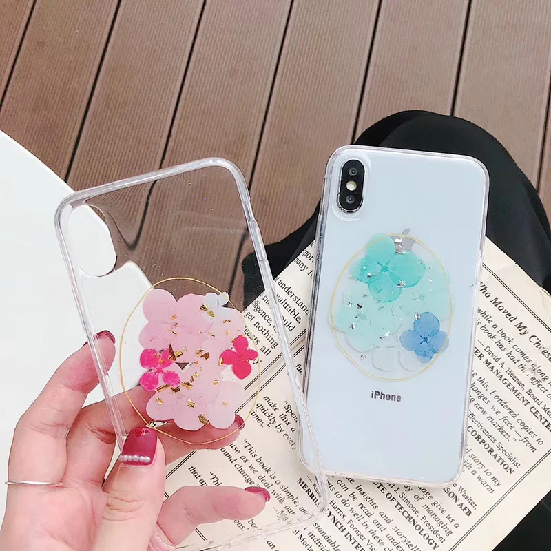 Блестки для iPhone Xs XR Max мобильный телефон оболочка 6s 7 8 Plus капля Клей цветок Анти