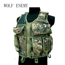 Тактический сетчатый жилет Камуфляжный полицейский CS нейлоновый джемпер несущий жилет страйкбол военный Пейнтбол охотничья Защитная Боевая Экипировка