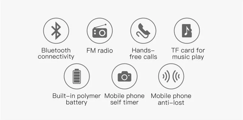 Беспроводной Bluetooth часы динамик с микрофоном Поддержка TF карта FM радио браслет умный браслет Bluetooth динамик для спорта бег