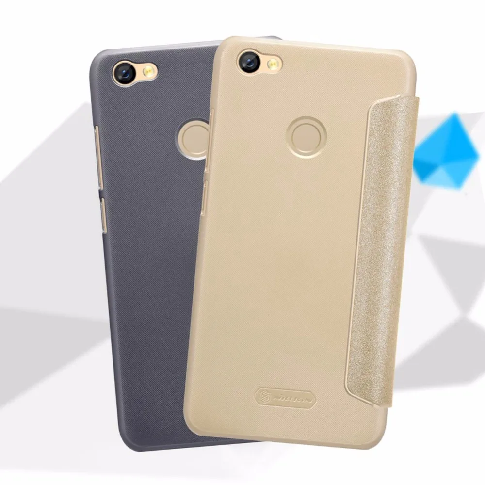 Чехол NILLKIN для Xiaomi redmi note 5a pro блестящий чехол из искусственной кожи откидная
