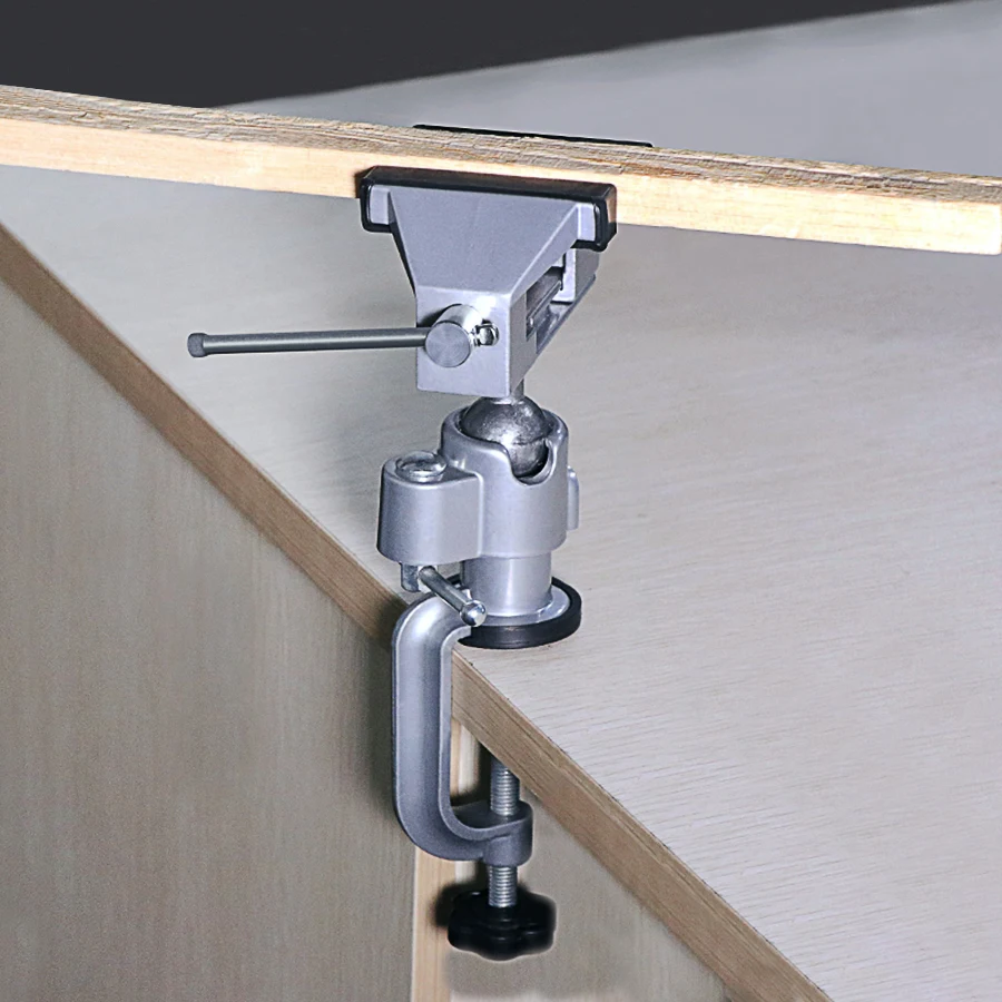 

Bench Vice Aluminium Alloy Vise Precise Mini Vise Clamp alloet Dremel Accessories 360 Degree Rotating Universal Table Vise