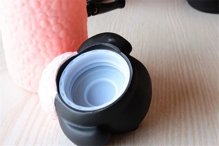 Portable 300ML Cute sheep water bottle lemon jar portable glass drinkware mug jar travel outdoor bottle drinking Cup7