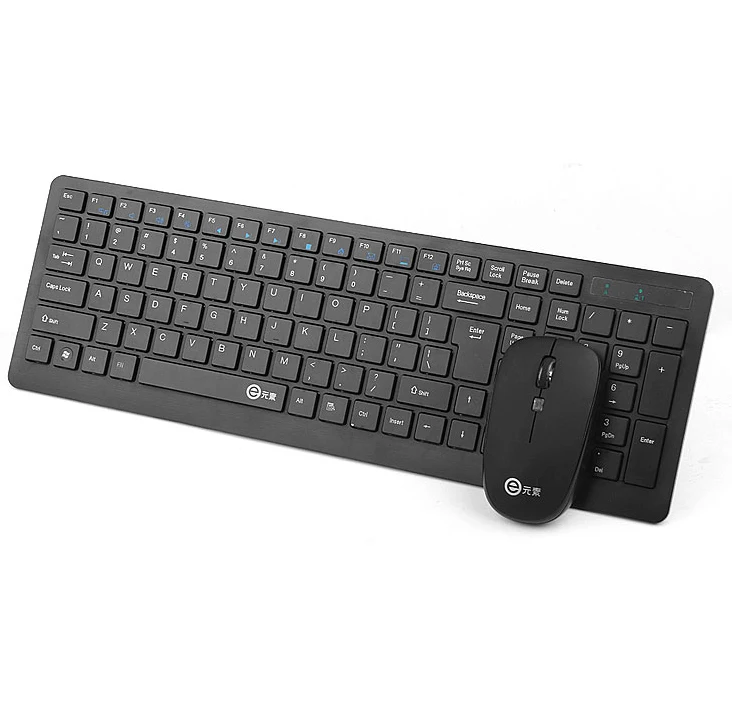 E320 супер тонкая беспроводная клавиатура и мышь комбо 104 клавиш клавиатура мышь набор для домашнего офиса английская раскладка