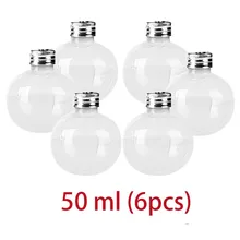 6 шт. в упаковке, креативная лампочка, бутылка для воды с мячом, выпивка, заполненная рождественской елкой, украшения, бутылка для воды, Молочный Сок, лампочки, чашка, декор для жизни