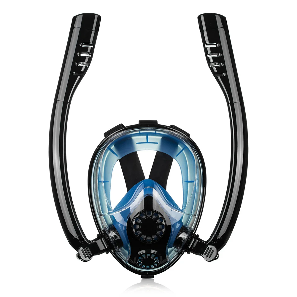 

Waterproof Dry Diving Mask Silicone Snokel Snorkeling Tool Scuba Summer Full Face Swimming Anti Fog Underwater Sports Training