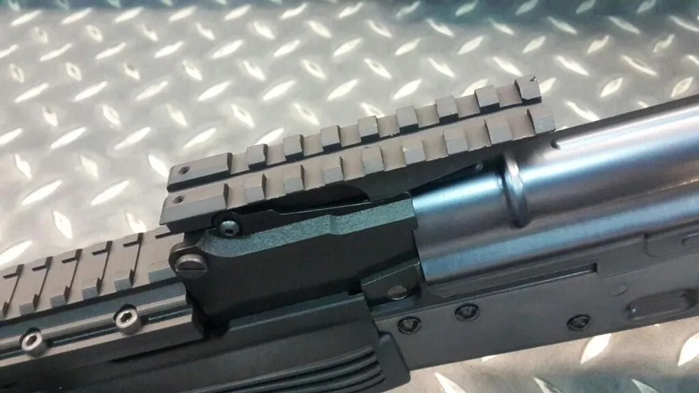 Рельс заднего вида ACI AK для низкопрофильной оптики в красный горошек|rail ris|sight