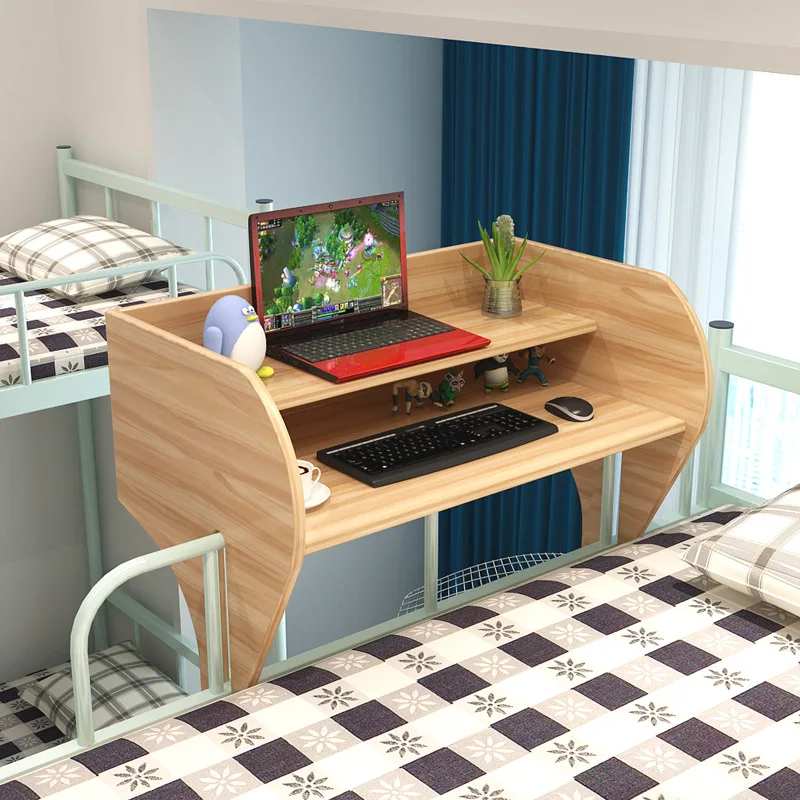 

Suspended Originality Computer table on bed College dormitory artifact Lazy people learn the desk Upper bed Notebook table