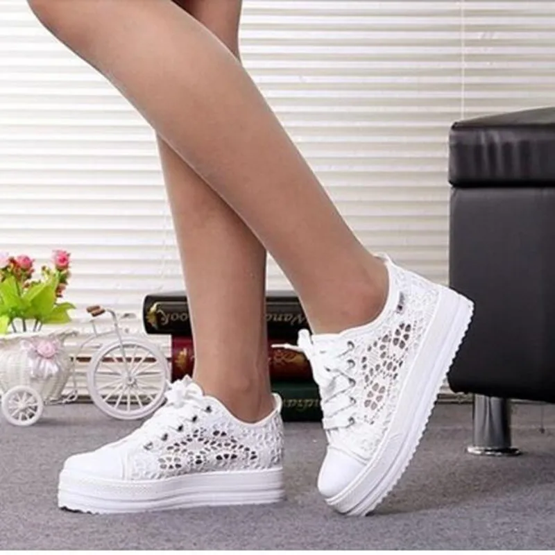 lace canvas shoes for ladies
