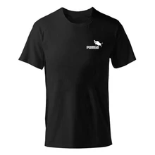 ENZGZL Новая Летняя мужская футболка из хлопка, Мужская футболка с принтом Пумба, футболка с коротким рукавом и круглым вырезом, черная футболка для мальчиков