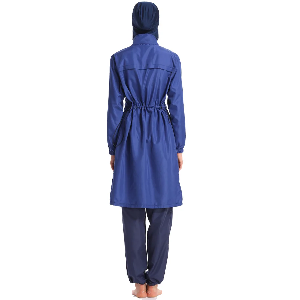 Женский Мусульманский купальник Pauls, брюки с капюшоном из трех частей, темперамент, элегантная мода, ислам, пляжная одежда, купальник