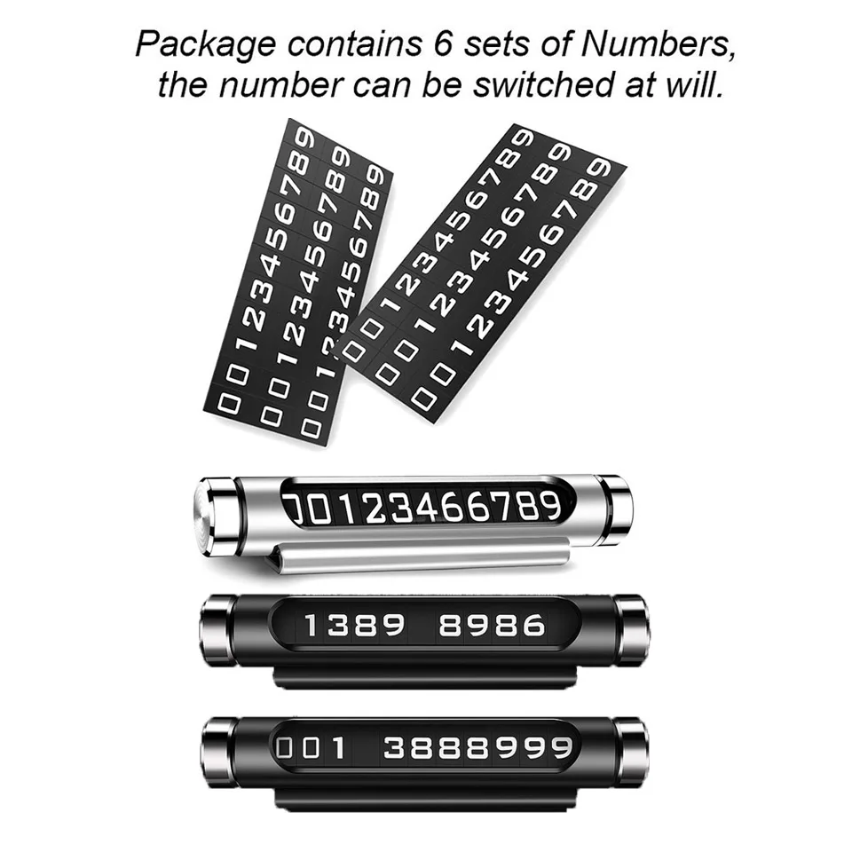 Car Parking Phone Number Board 4