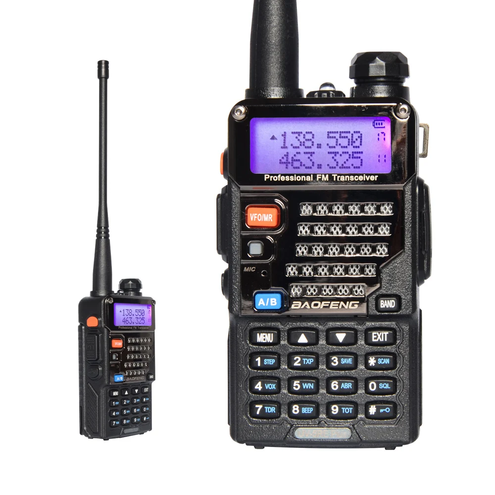 Портативная рация BaoFeng UV 5RE Plus радиостанция UV5RE 128 каналов два диапазона УКВ 2