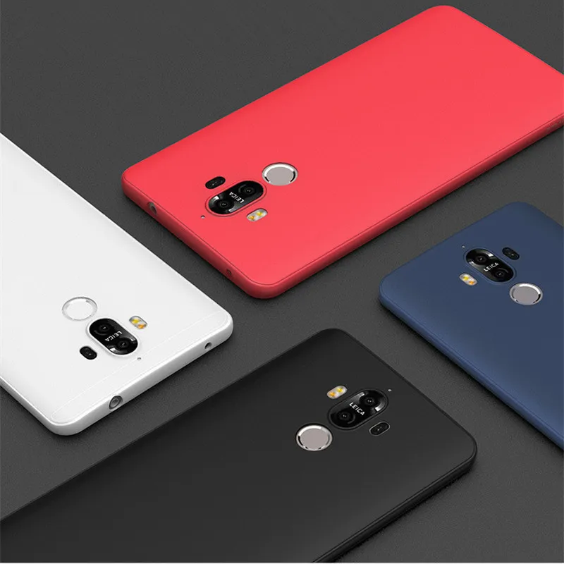Чехол для телефона huawei Mate9 мягкий тонкий крышка с черной диафрагма скраб ТПУ