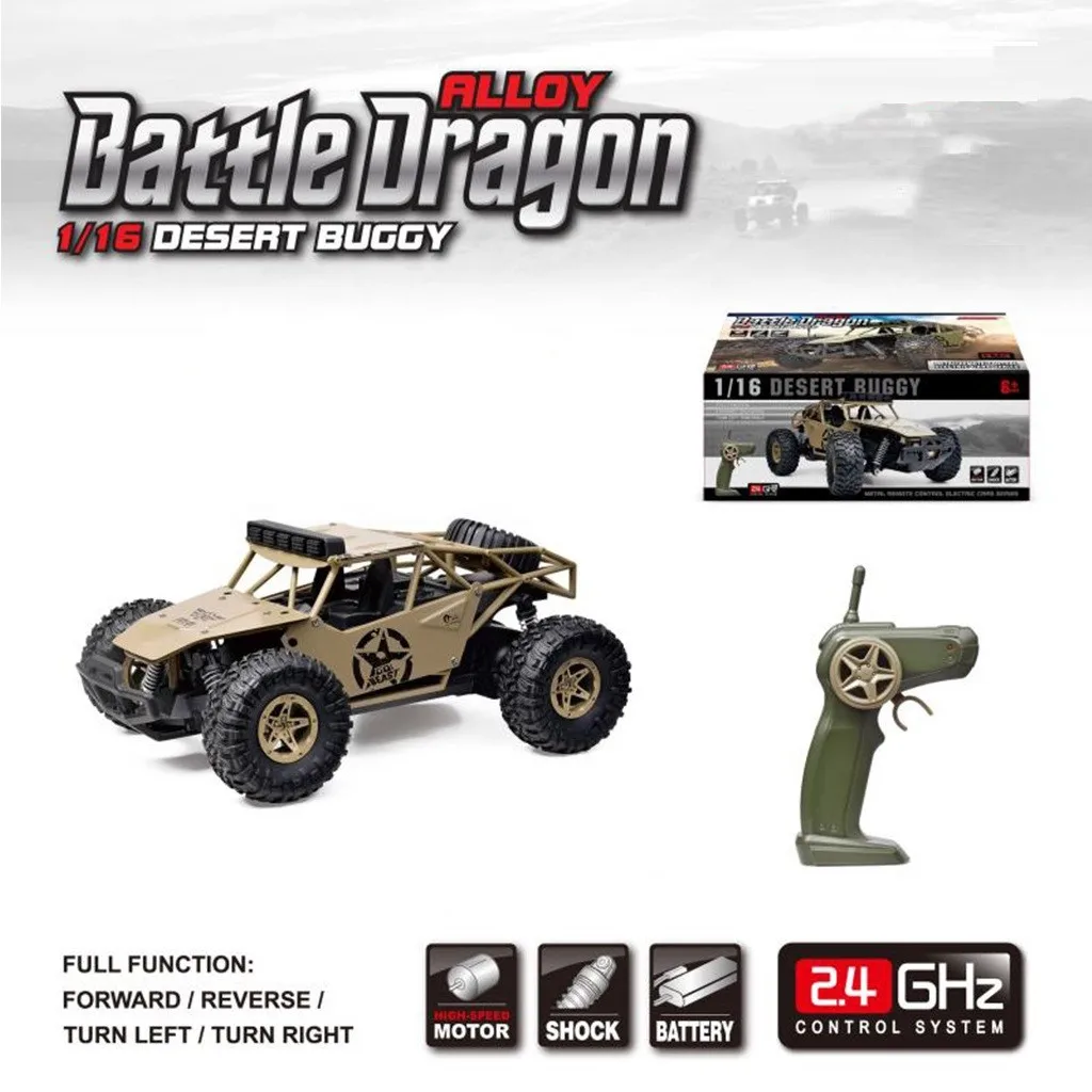 Радиоуправляемые игрушки BG1527 2,4G 1/16 4WD военный грузовик внедорожная альпинистская машина из сплава RC RTR D300429 - Цвет: KH