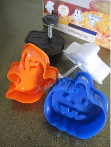 Весенний Тип прессования Хэллоуин 3D Призрак Тыква Ведьма шляпа дом с