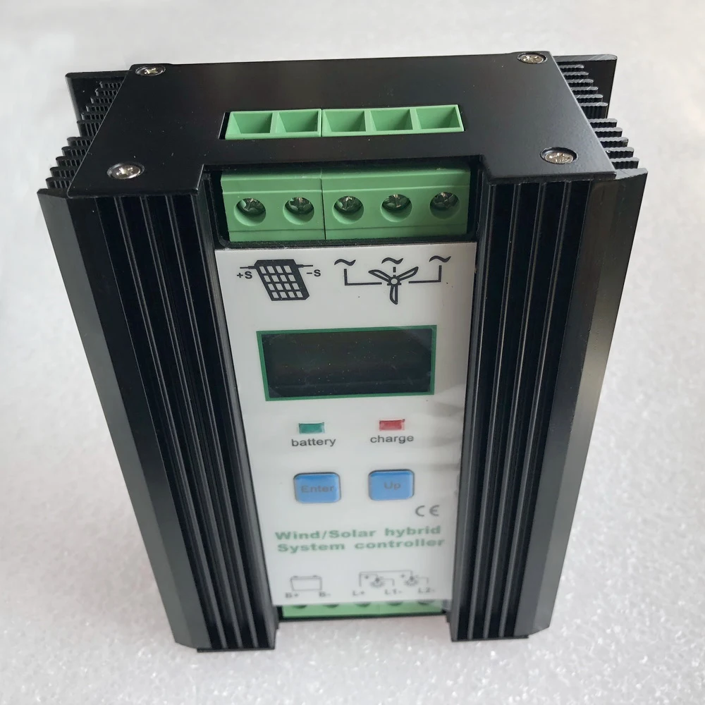 

Wind Solar Hybrid Controller 80A 1200W MPPT Solar Power 400W, Wind Generator 800W, 12V 24V Intelligent Hybrid Charge Controller